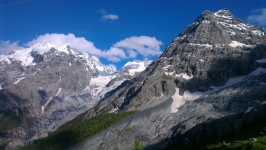 Widok z Przełęczy Stelvio